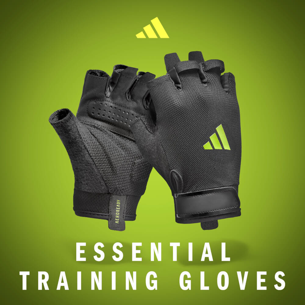 ถุงมือ Essential Training ADIDAS ADGB-15000GN สีเขียว ไซส์ XS